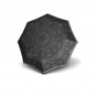 Knirps 3100 T100 Compact Duomatic Umbrella, One Size Black/Grey Swirls
