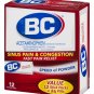 BC Powder | Cold & Flu Relief | Acetaminophen | 12 Count | 3 Pack