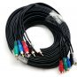 Importer520 50 Feet 50 Ft 5 RCA Component Video/Audio Cable For HDTV Black