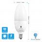 4 Pack BlueX Dusk to Dawn LED Bulbs, 6W E12 Base Light Bulb - 65W Equivalent ...