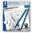 Staedtler Drawing or Sketch Wood Pencil (100 G20)