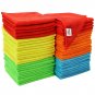 S & T ST 968601 Assorted 50 Pack Microfiber Cleaning Cloth, 50 Pack