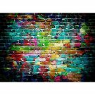 Mohoo 7x5FT Colorful Brick Wall Silk Photography Backdrop for Studio Prop Pho...