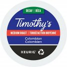 Timothy's, Colombian Decaf , Single-Serve Keurig K-Cup Pods, Medium Roast Cof...