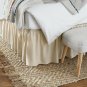 AmazonBasics Ruffled Bed Skirt - King, Beige