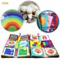 teytoy My First Soft Book, 6 PCS Nontoxic Fabric Baby Cloth Books Early Educa...