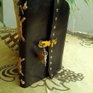 QualityArt handmade leather Journal real lock and key artist book Sketchbook ...