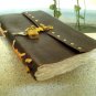 QualityArt handmade leather Journal real lock and key artist book Sketchbook ...