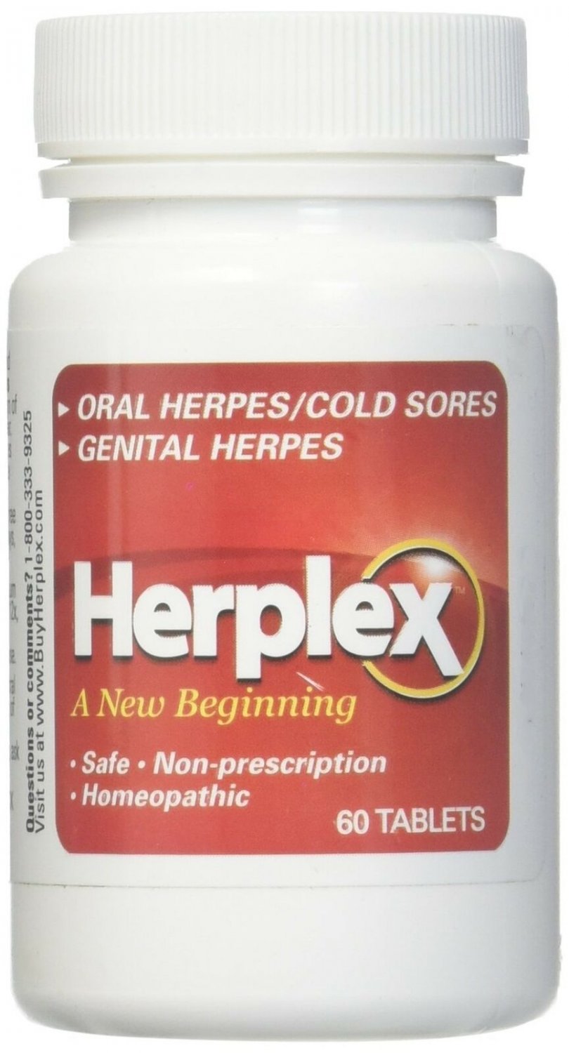 Herplex Herpes Treatment - Tablets for Herpes Outbreaks & Cold Sore Treatment...