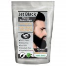 1 Pack of Jet Black Henna Beard Dye for Men - 100% Natural & Chemical Free Dy...