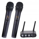 Dual Channel Wireless Microphone, XG-WIN UHF Wireless Microphone System with ...