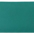 Teal Basic Leather Checkbook Cover Teal