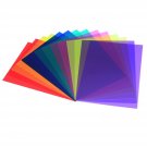 Sumind 14 Pieces Correction Gel Filter Overlays Transparency Color Film Plast...