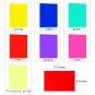 Sumind 14 Pieces Correction Gel Filter Overlays Transparency Color Film Plast...