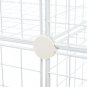 AmazonBasics 4 Cube Grid Wire Storage Shelves, White