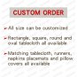 Grelucgo Handmade Hemstitch Beige Table Runner Or Dresser Scarf, Rectangular ...