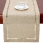 Grelucgo Handmade Hemstitch Beige Table Runner Or Dresser Scarf, Rectangular ...