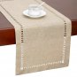 Grelucgo Handmade Hemstitch Beige Table Runner Or Dresser Scarf, Rectangular ...
