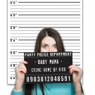 Funny Mugshot Sign Photobooth Selfie Props for Birthday Parties, Bachelorette...