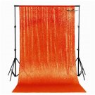 ShinyBeauty PHOTOBOOTH Backdrop Best Choice 5FT6FT Orange Sequin backdrops, S...
