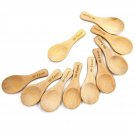 10Pcs Handmade Small Wooden Salt Spoons Mini Sugar Seasoning Condiments Baby ...