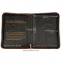 "Footprints" Poem Printed Blue Poly-Canvas Bible / Book Cover (Large) Large