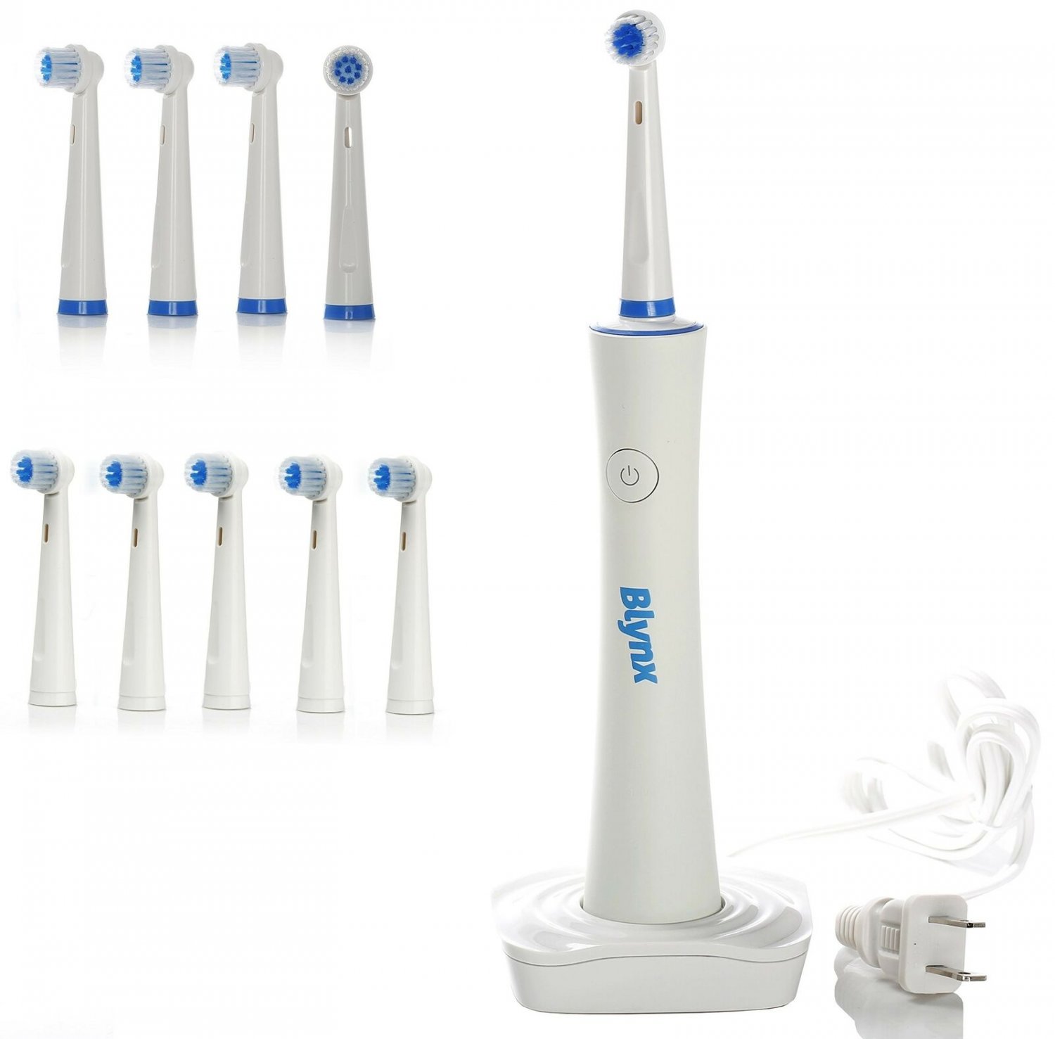 Blynx BX-250 Automatic Toothbrush &acirc;�� Power Spinning Tooth Brush, 10 Round Spin...