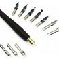 Plotube Wooden Pen Calligraphy Set - Dip Wood Pen Gift Writing Case with Gold...