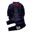 2pcs Baby Boy Dress Clothes Toddler Outfits Infant Tuxedo Formal Suits Set Sh...
