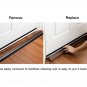 deeToolMan Door Draft Stopper 36â : One Sided Door Insulator with Hook and Lo...