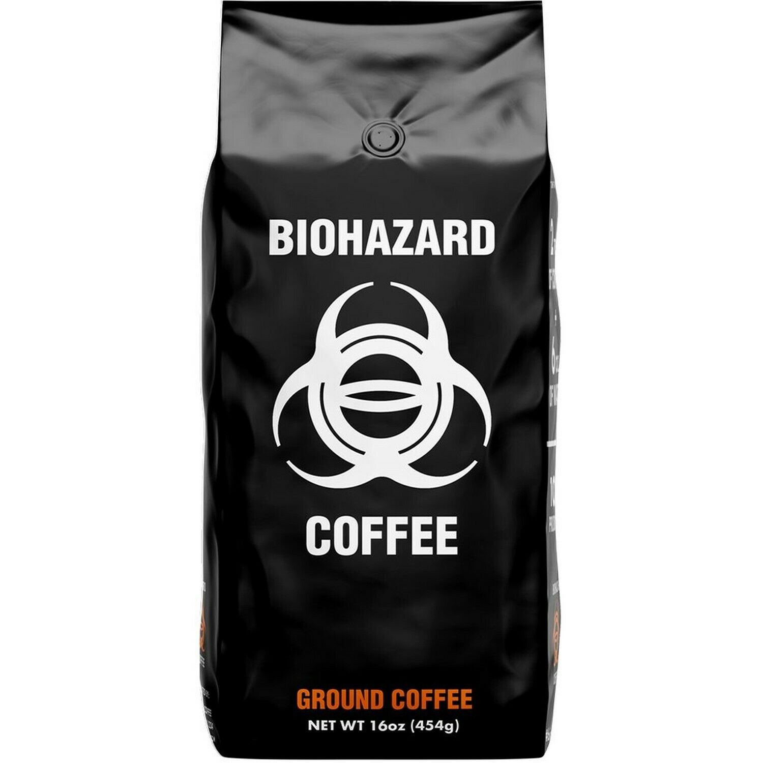 Biohazard Ground Coffee, The World's Strongest Coffee 928 mg Caffeine (16 oz)