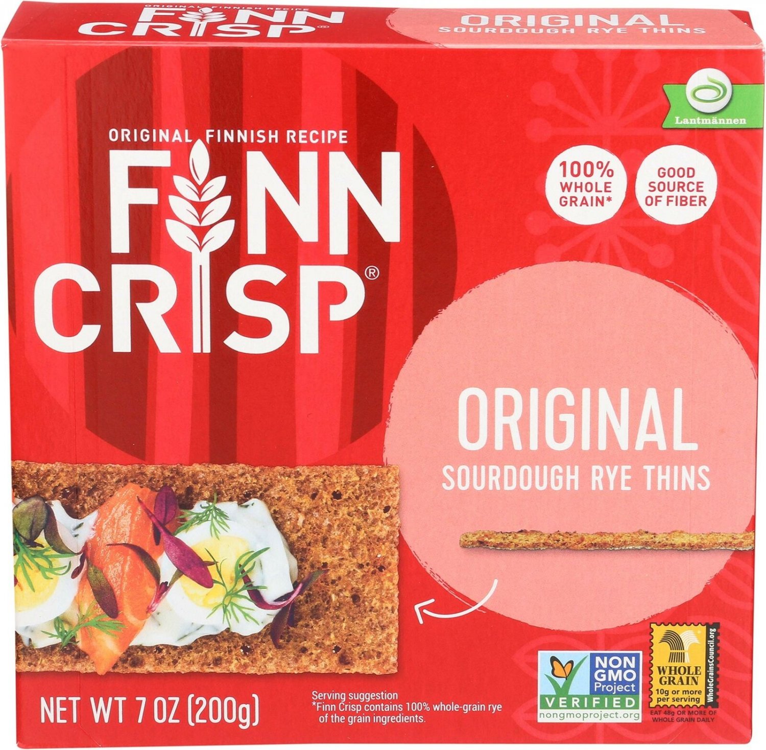 Finn Crisp Crispbread, Original, 7-Ounce (Pack of 9) 7 Ounce (Pack of 9)