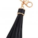 ZOONAI Women Leather Tassels Keychain Car Circle Key Rings Gift Bag Hanging B...