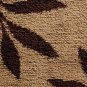 iDesign 17411 Leaves Bath, Machine Washable Microfiber Accent Rug for Bathroo...