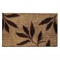 iDesign 17411 Leaves Bath, Machine Washable Microfiber Accent Rug for Bathroo...