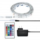 PryEU RGB LED Strip Lights 2M Waterproof Color Changing IR Remote Control 505...