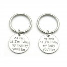 Mother Daughter Keychain Set of Two Quote Keychain Mother Daughter Gift