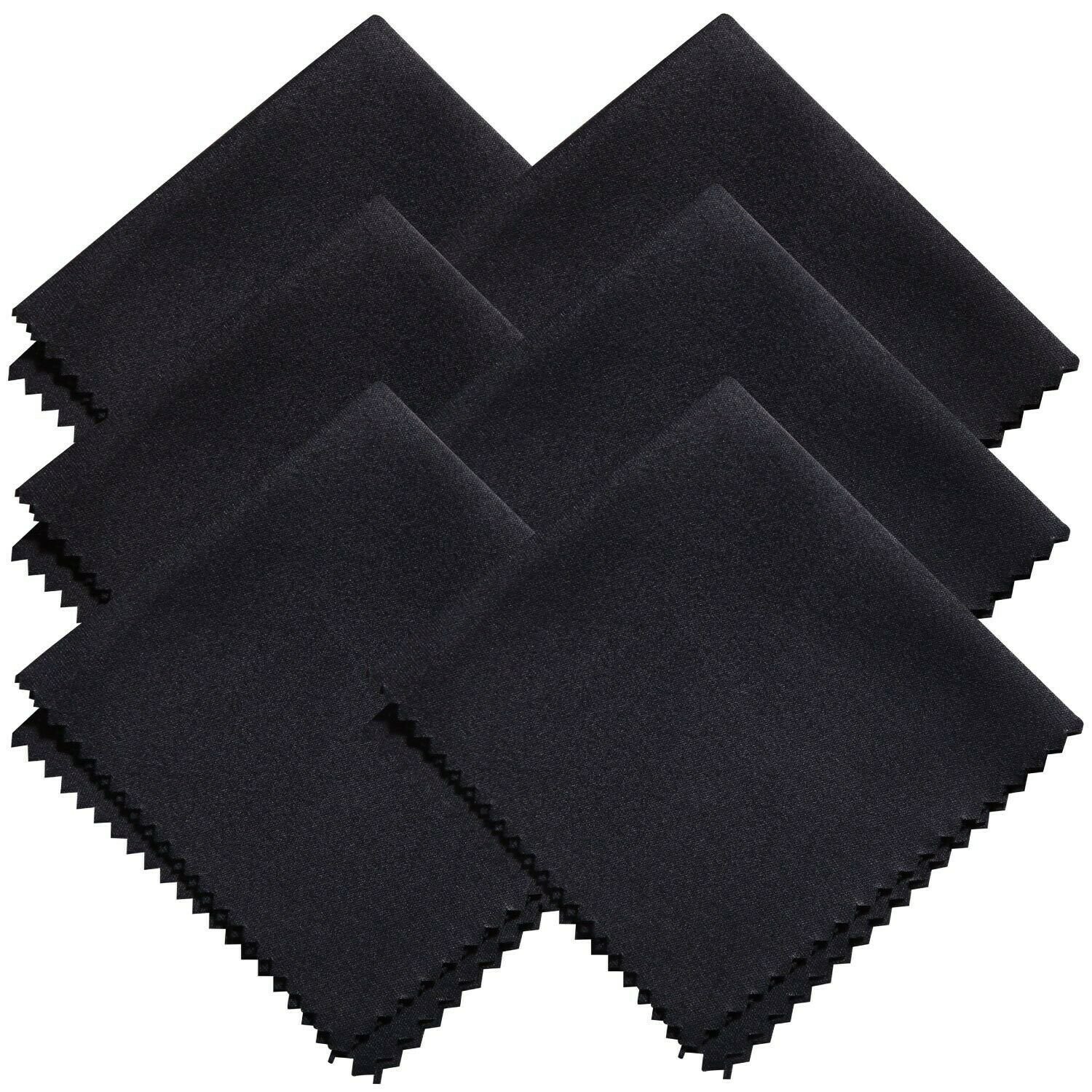 ALTEC VISION Microfiber Cloth - Jewelry Lens Eyeglass Cleaning Cloth - 6 Pack