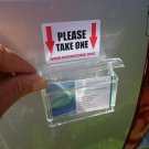 Source One Outdoor Vehicle Business Card Holder Peel and Stick Free Take One ...