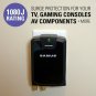 SANUS Low Profile On-Wall AV Surge Protector with 1080J of Fireproof Protecti...