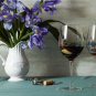 Bezrat Red Wine Glasses Set of 2, Unique Hand Painted Wine Glasses, Drinkware...