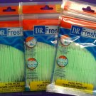 3 pk x (100 ct each) 300 Total Soft Bristle Dental Floss Picks, Interdental B...