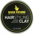 Hair Styling Clay For Men 3.4 fl oz - Matte Finish - High Hold - Water Based ...