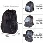 JETPAL Protective Water Resistant Backpack for Laptops Up to 15.6 Inch