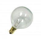 Sival G50 Globe Light Bulb, 7 Watts, candelabra (E12) base, 2" Diameter, pack...
