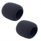 Movo F33 Acoustic Foam Microphone Windscreen (2 Pack) for Large Diameter Hand...