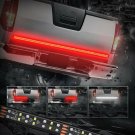 MICTUNING 60 Inch 2-Row LED Truck Tailgate Light Bar Strip Red White Reverse ...