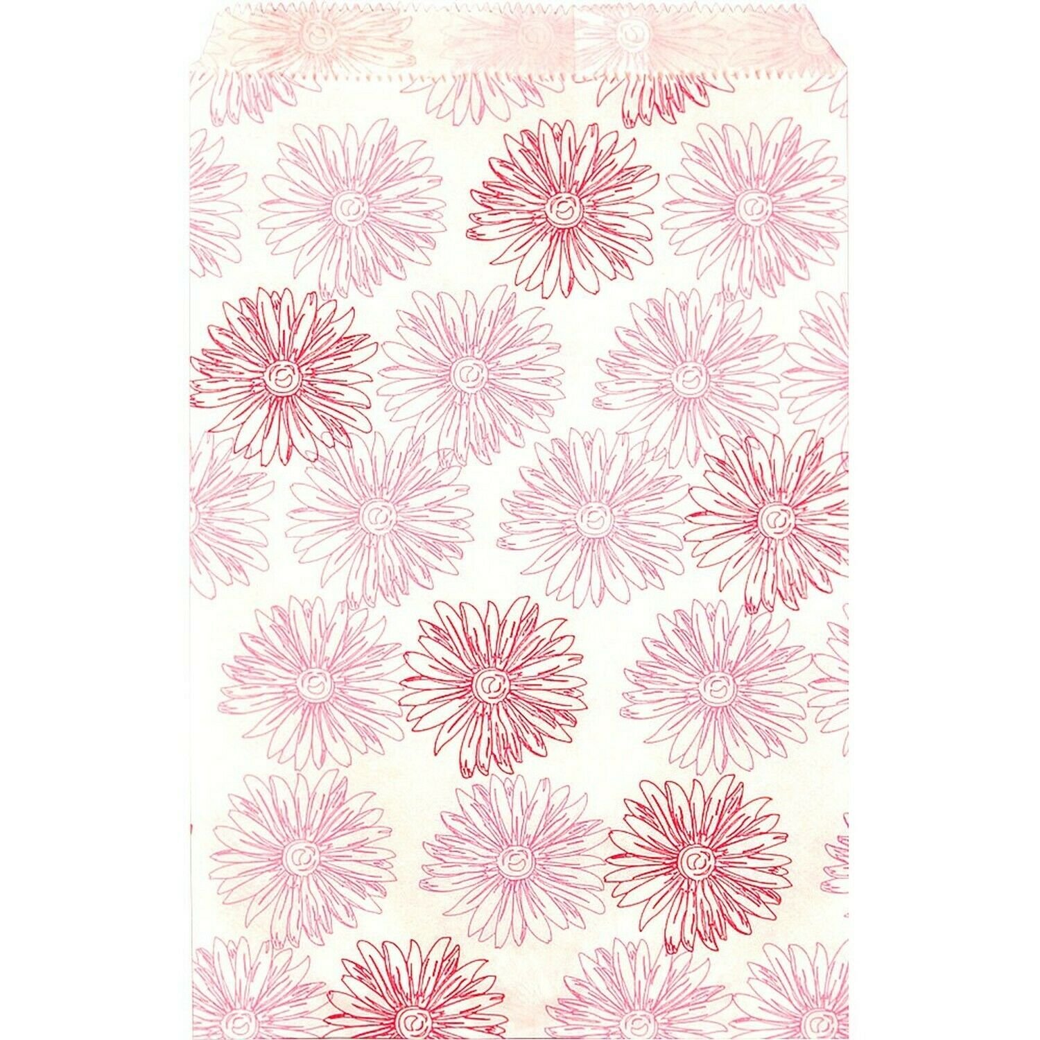 Caddy Bay Collection 200 pcs Flower Paper Gift Bags Shopping Sales Tote Bags ...