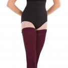 Body Wrappers 48" Extra Long Stirrup Leg Warmers - 92 Burgundy