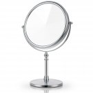 Miusco 7X Magnifying Two Sided Vanity Makeup Mirror, Round, Chrome Round (Tall)